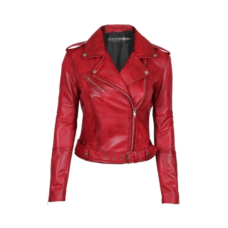 Women Motorcylce Leather Jackets